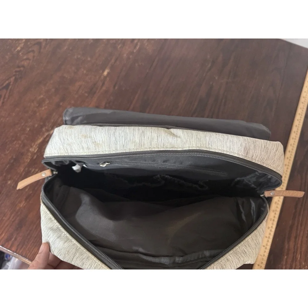 Eddie Bauer Cascade First Adventure Backpack Diaper Bag - Gray Preppy Neutral
